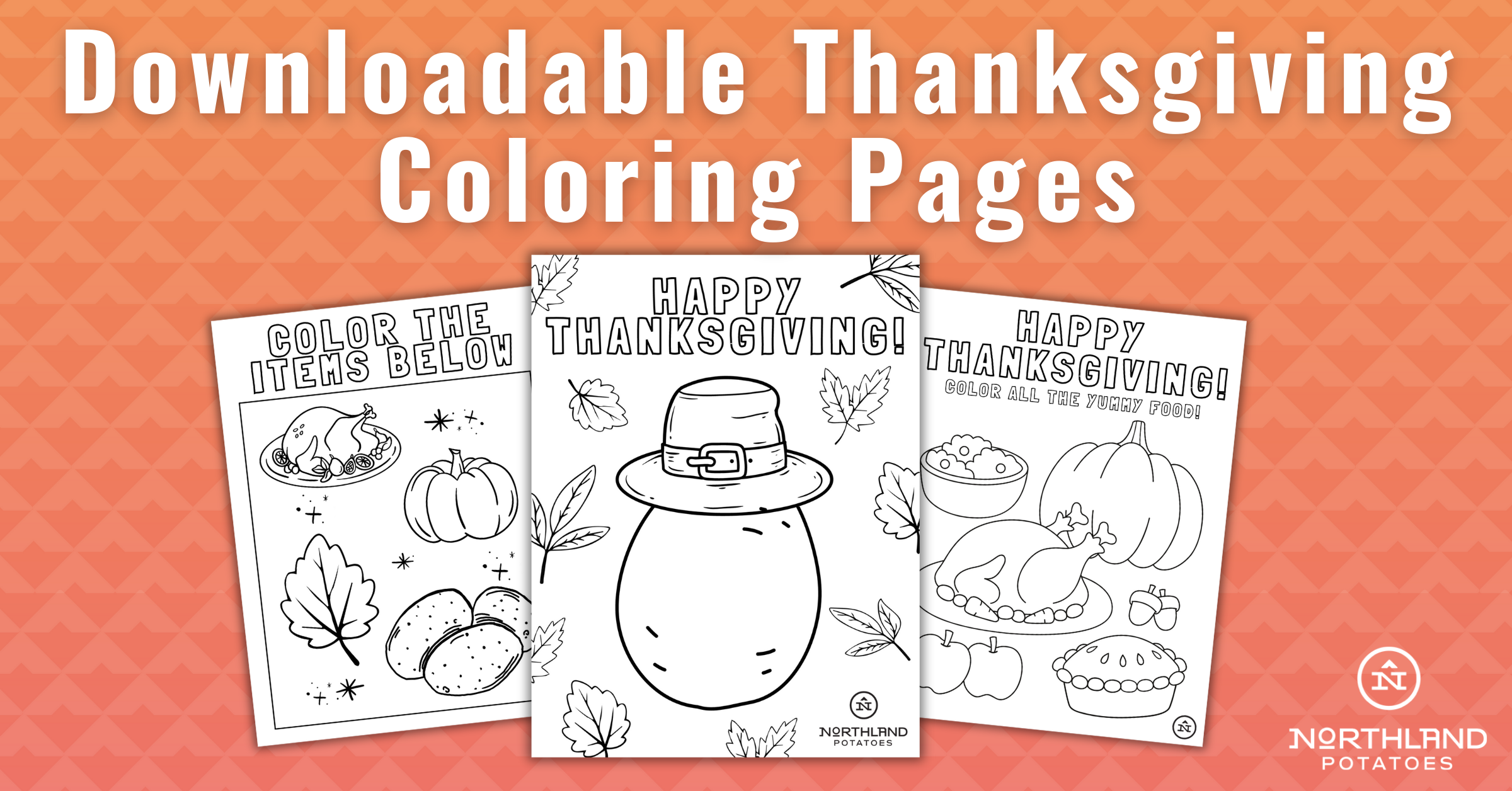 Downloadable Thanksgiving Coloring Pages for Kids